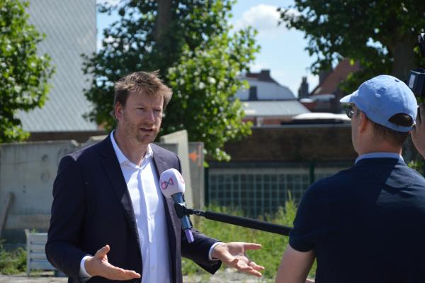 Antoine de Borman donne sa première interview sur le site de la Gare de l’Ouest 