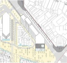 Projet Jamar, extrait du projet urbain pour transformer le quartier de la gare du Midi en gare habitante