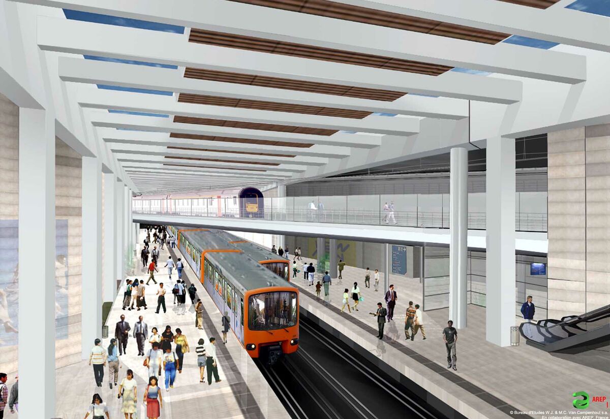Projet métro, quartier européen (Schuman)